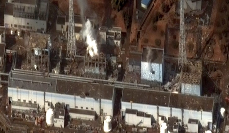 Fukushima z satelity. Fot. Digital Globe/wikimedia